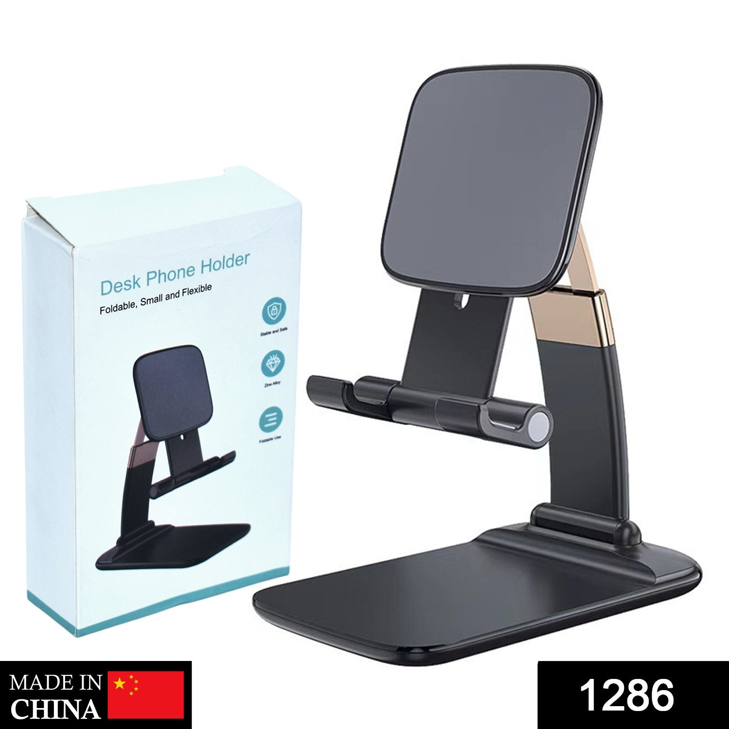 Phone Holder for Table, Foldable Universal Mobile Stand for Desk Phone Holder for Table, Foldable Universal Mobile Stand for Desk